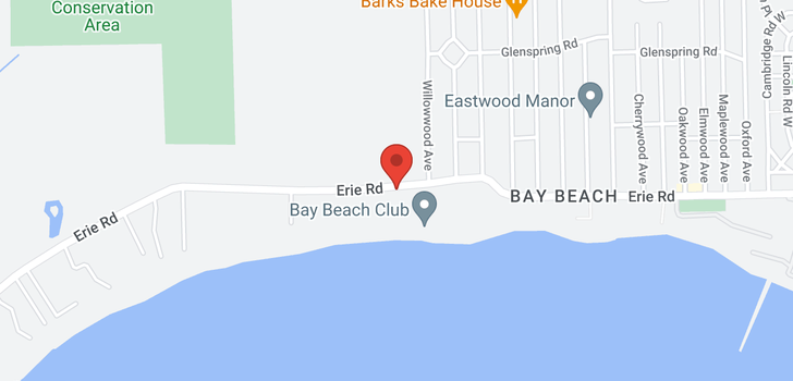 map of 4343 ERIE Road